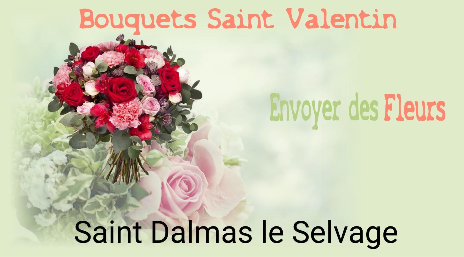 Roses de Saint-Valentin livrées à Saint-Dalmas-le-Selvage